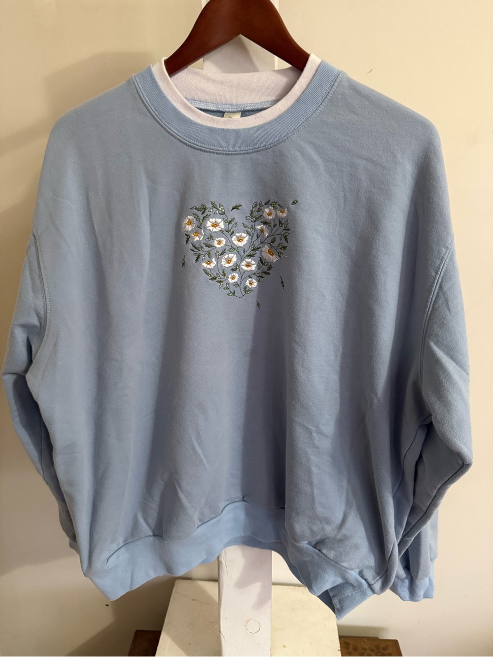 Vintage Morning Sun Embroidered Sweatshirt